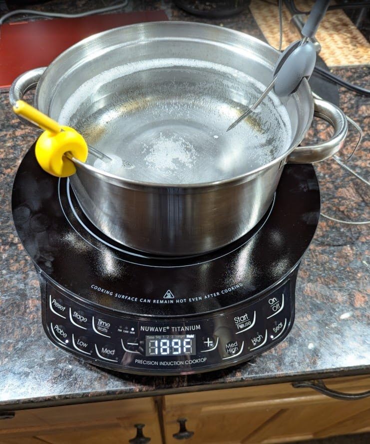 Nuwave Induction Cooktop, Improved Hot Plate with Digital Probe | 106 Temps 100°F-575°F, 3 Wattage Settings, Portable Induction Burners for Cooking customer photo 2