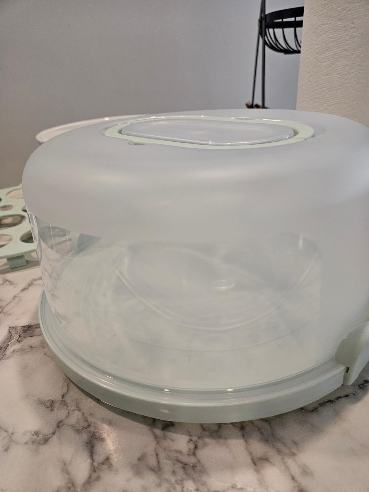 Cake Carrier with lid and Handle - Multipurpose Cake Stand with Lid for 10