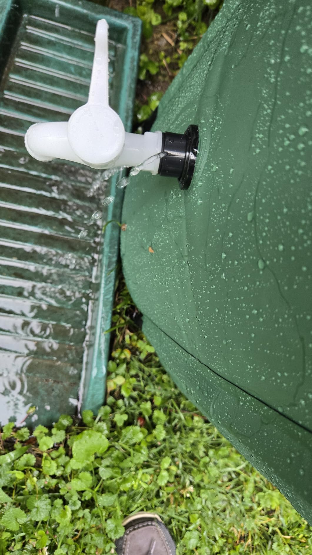 Collapsible Rain Barrel Water Storage Containers-53 Gallon Portable Rainwater Collect System Water Tank to Collect Rainwater from Gutter Downspout Water Catcher with Spigots, Filter & Overflow Kits customer photo 1