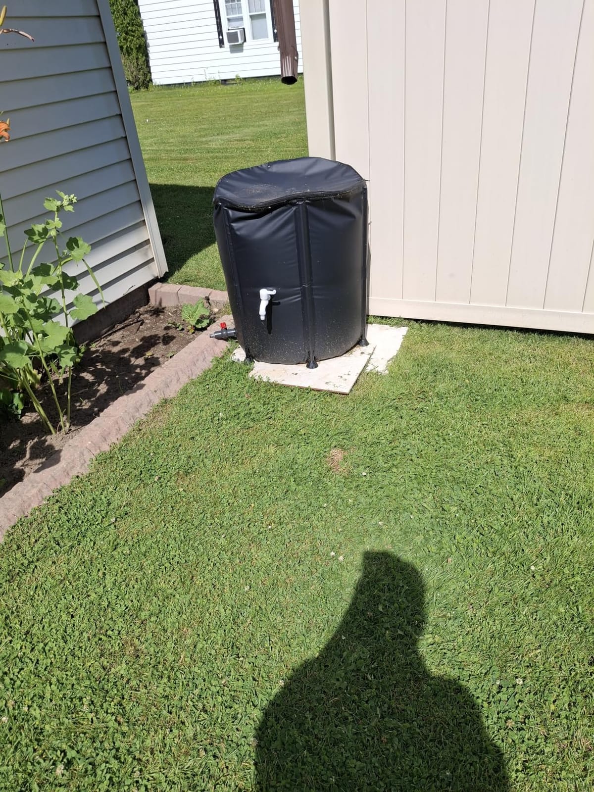 Collapsible Rain Barrel Water Storage Containers-53 Gallon Portable Rainwater Collect System Water Tank to Collect Rainwater from Gutter Downspout Water Catcher with Spigots, Filter & Overflow Kits customer photo 2