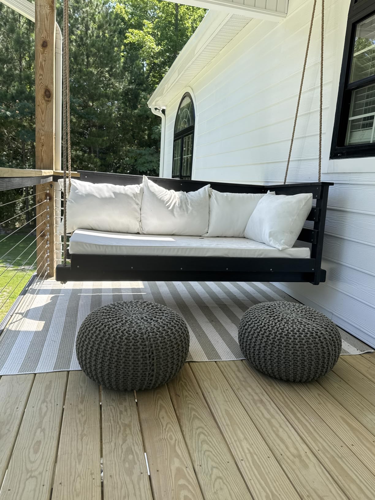 Custom Size Bench Cushion for Indoor/Outdoor Furniture 100+ Colors | Non-Slip Window Seat/Piano Bench/Entryway Cushions Indoor, Custom Sizes/Colors/Shape, TPU Waterproof Outdoor Bench Cushion customer photo 2