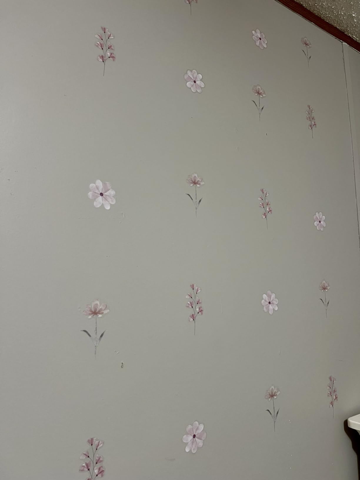 YouRfocus Boho Daisy Flower Wall Decals for Girls Room, Peel and Stick | Opaque Print for Vibrant Colors / Hand-Painted Floral Look / Matte Finish / Removable & Wall-Safe / Non-Toxic / 84 Pcs customer photo 2