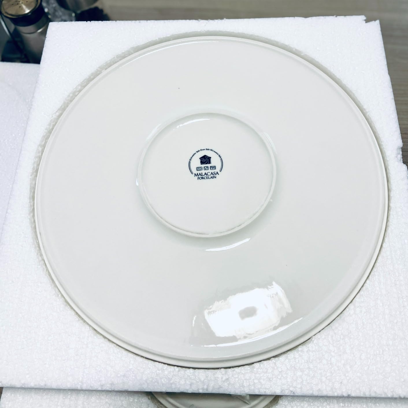 MALACASA Porcelain Divided Serving Dishes, Appetizers Tray, Serving Tray for Party - Perfect for Chips and Dip, Fruit, Veggies, Candy and Snacks, Divided Serving Platter, Relish Tray, White customer photo 2