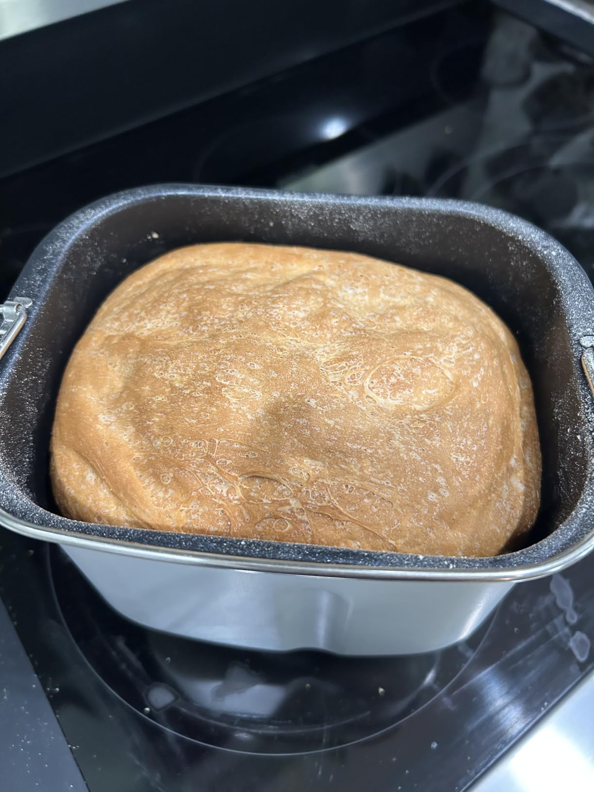 OSIPOTO 2LB Bread Maker, 17 in 1 Automatic Stainless Steel Bread Machine | Non-stick, Beginner-Friendly Controls, 15 Hour Timer, Easy to Clean Low Noise, High Success Rate for Homemade, LCD Display customer photo 1