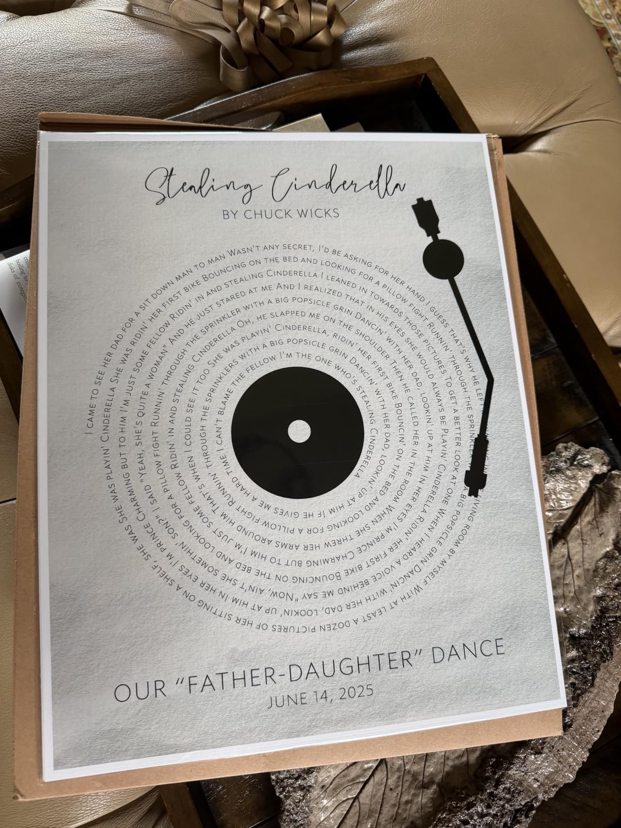 DREAM BIG PRINTABLES Customizable Couples Our Song Art Print | Personalized Wall Art with Your Favorite Song | Names and Date | Unique Romantic Gift for Anniversary | Wedding | or Valentine's Day customer photo 1