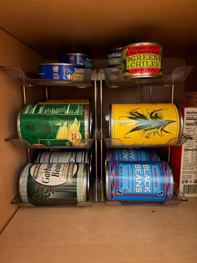 Can Organizer for Pantry, 3 Tier Rolling Can Storage Organizer Pantry | Automatic Rolling, Holds 36 Cans, Combinable Canned Food Organizer, Clear Soda Can Organizer, Fits Cabinets, Pantry & Fridge customer photo 2