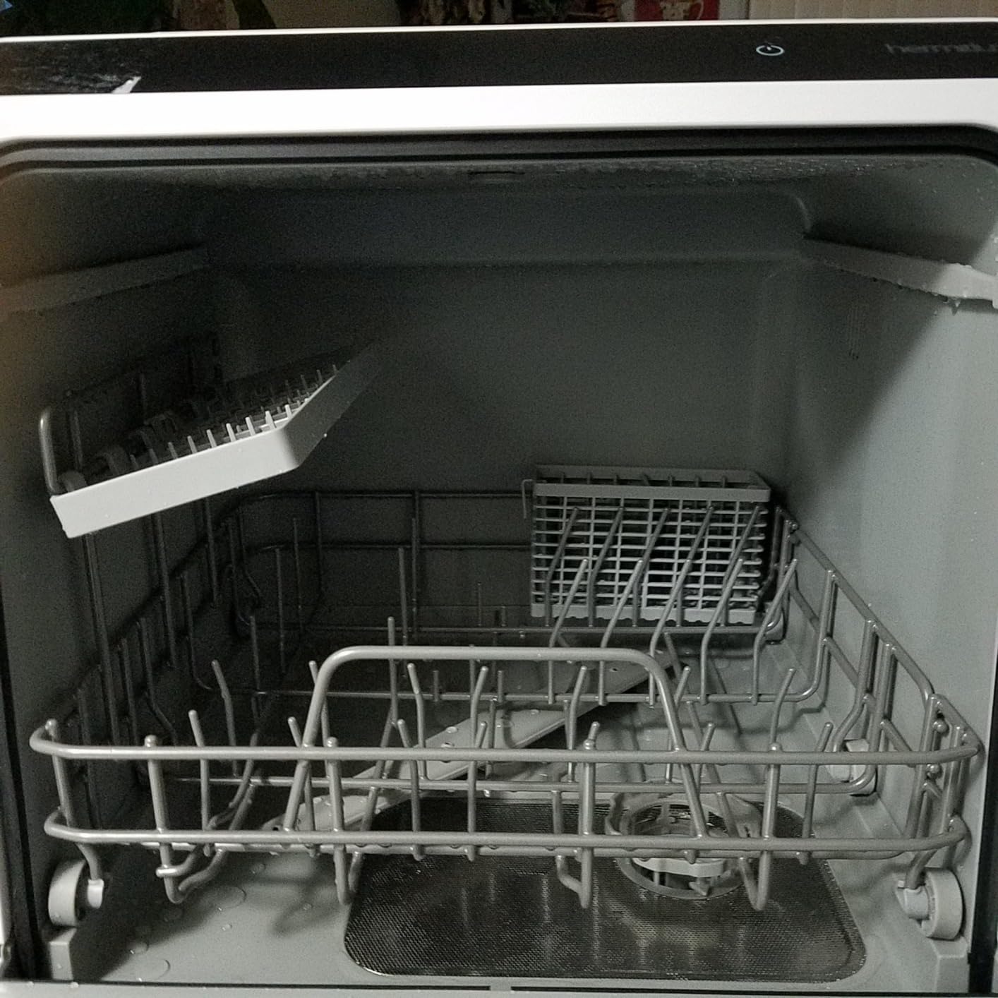 Hermitlux Countertop Dishwasher, 7 Washing Programs Portable Dishwasher | Mini Dishwashers with 5-Liter Built-in Water Tank, Glass Door, LED Light, No Hookup Needed for RV & Apartment Use customer photo 2