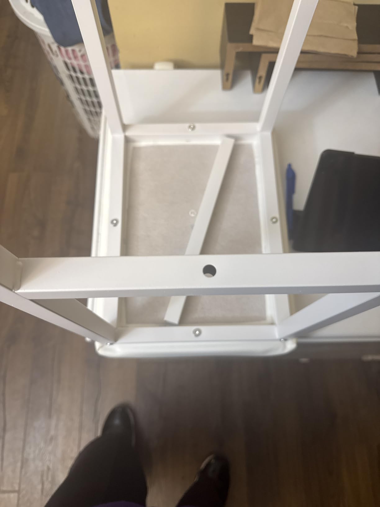 White Makeup Vanity Desk with Mirror and Lights, Vanity Set with Chair, Make Up Dresser Table with Drawers and Power Outlet for Girls Bedroom Small Space customer photo 1