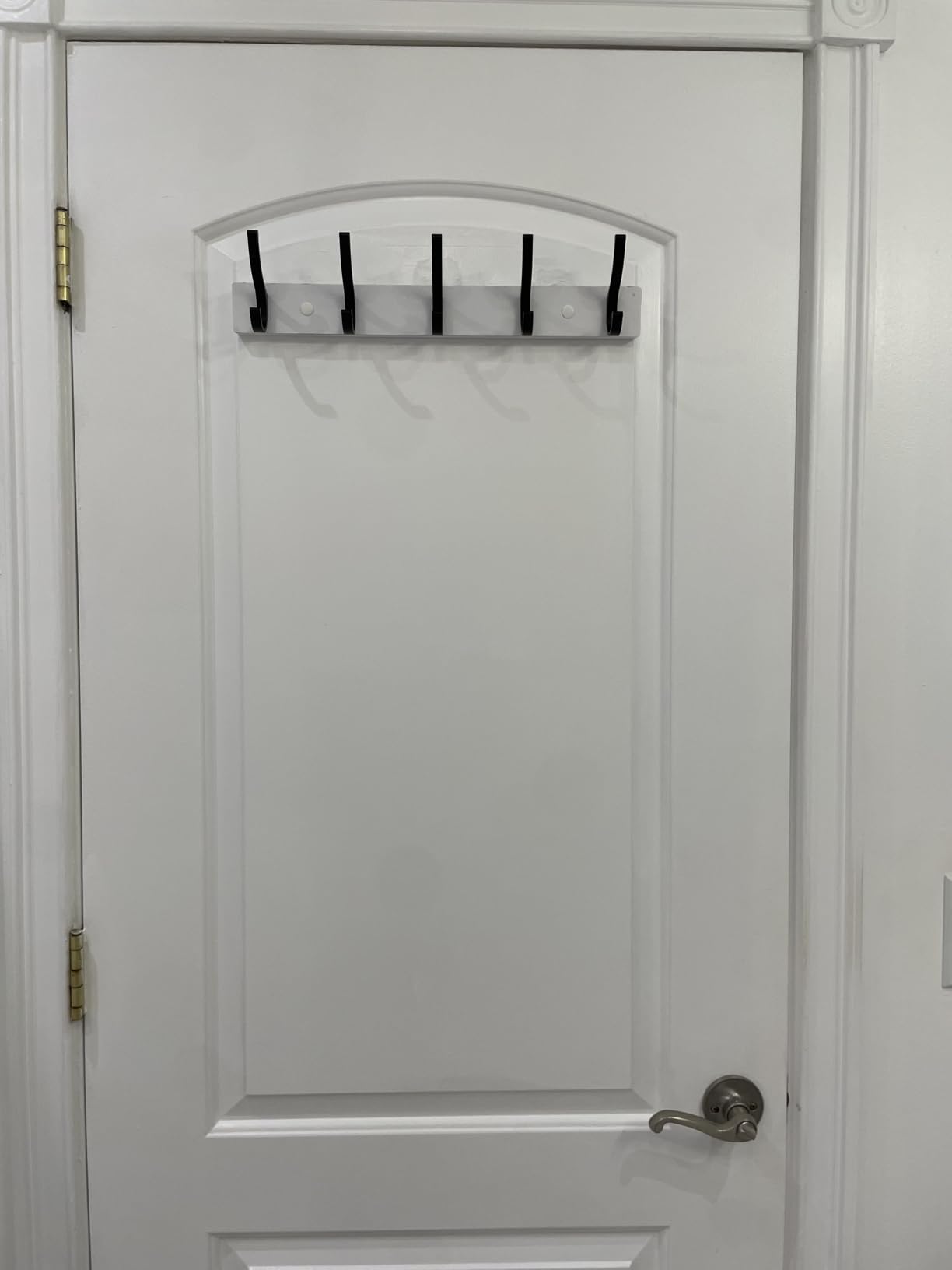 Optish Coat Rack Wall Mount, 16.5 Inches Wood Coat Hooks, Wall Hooks for Hanging, Hat Rack Bag Hanger Key Holder for Wall, Purse Hanger Towel Racks for Bathroom (1Pack, Brown) customer photo 2