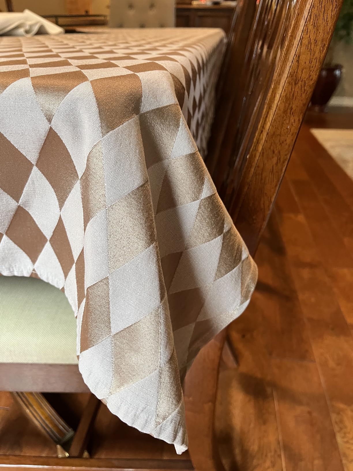 Table Protector Pad with Flannel Backing, Heavy-Duty Vinyl Table Padding Under Tablecloth, Waterproof, Heat Resistant, 90 x 54 inches, Rectangular customer photo 2