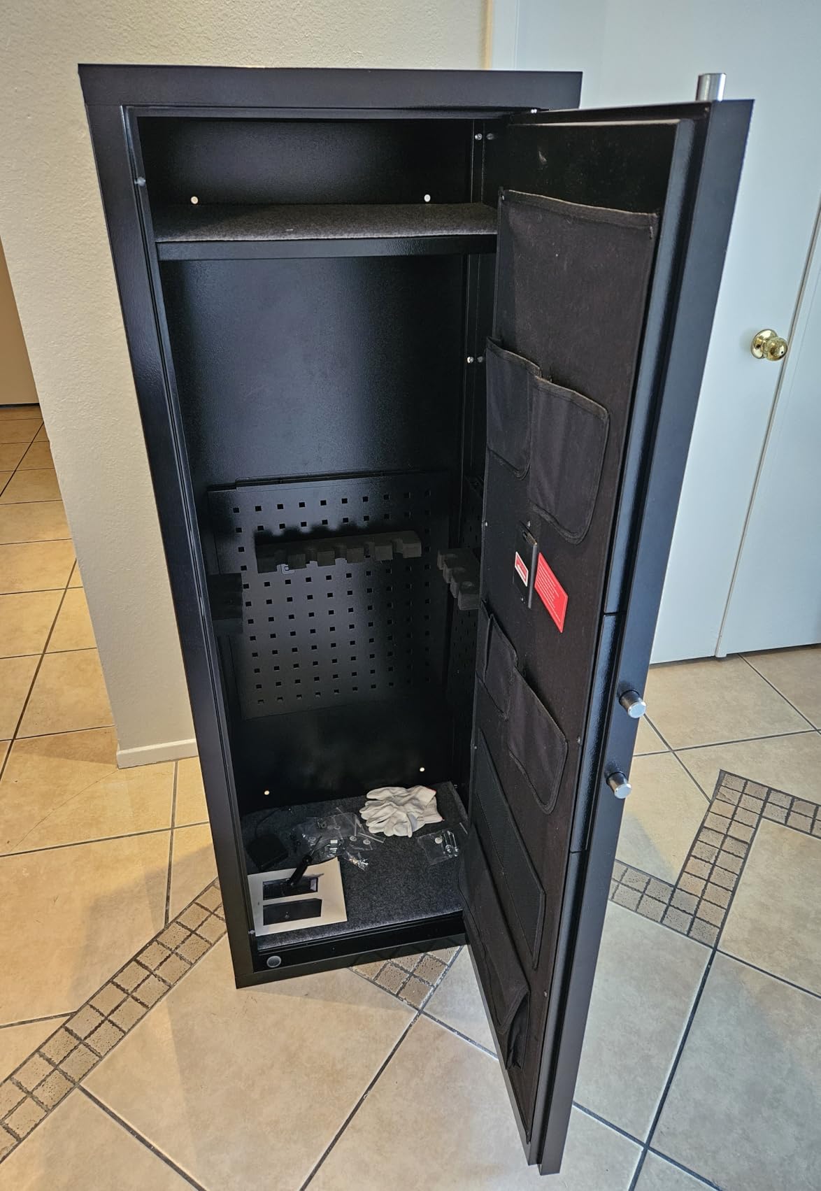 INTERGREAT 12-15 Gun Safe, Large Gun Safe for Rifles and Pistols, Quick Access Rifle Safe with 3 Removable Gun Racks and 4 Pistol Pockets, Digital Gun Cabinet with Dual Alarm and Sleep Mode customer photo 1