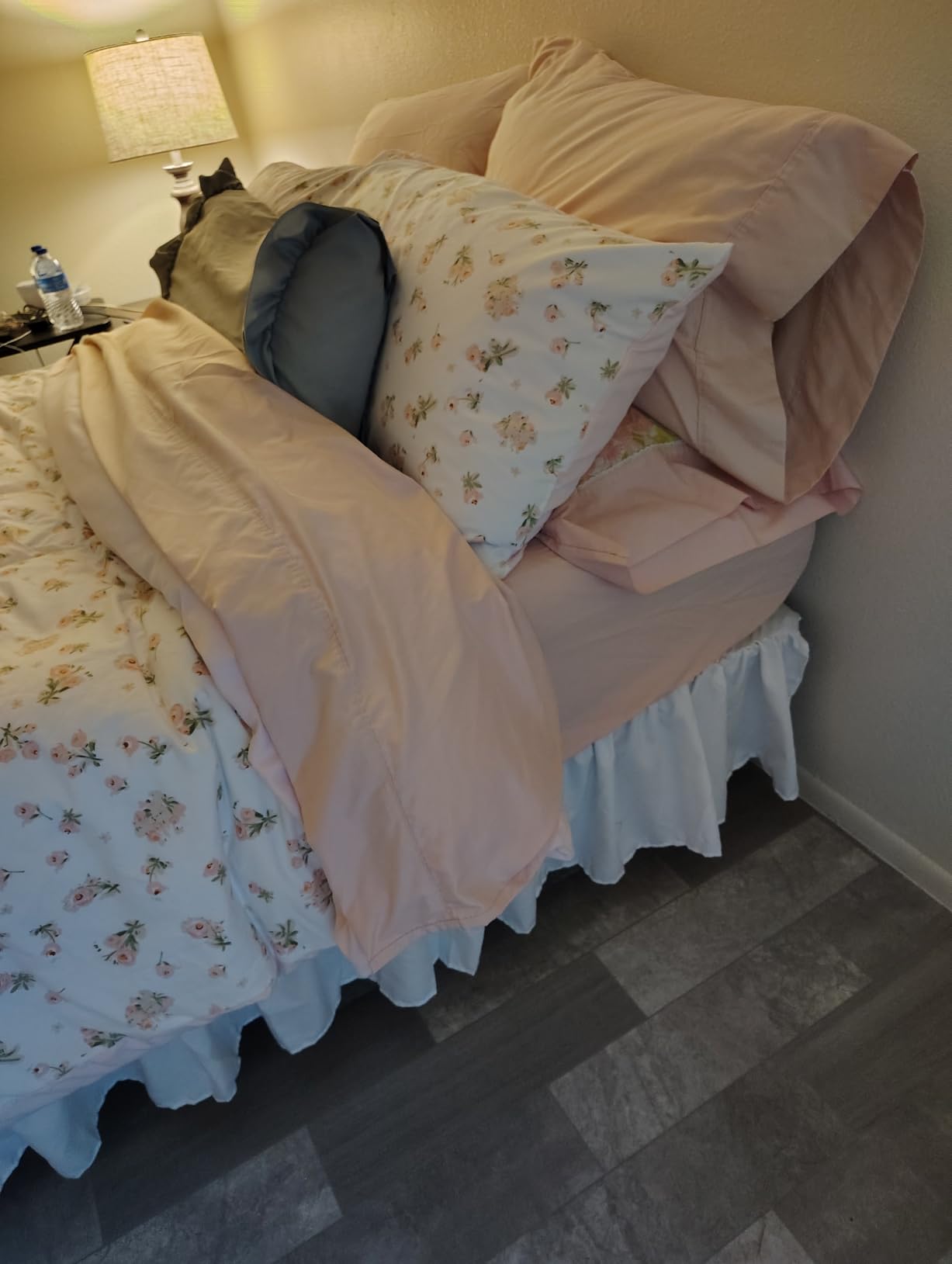 Nayoroom Gingham Duvet Cover Set Queen Pink White Plaid Checkered Bedding | Soft Breathable Washed Microfiber, All-Season Comfort customer photo 1