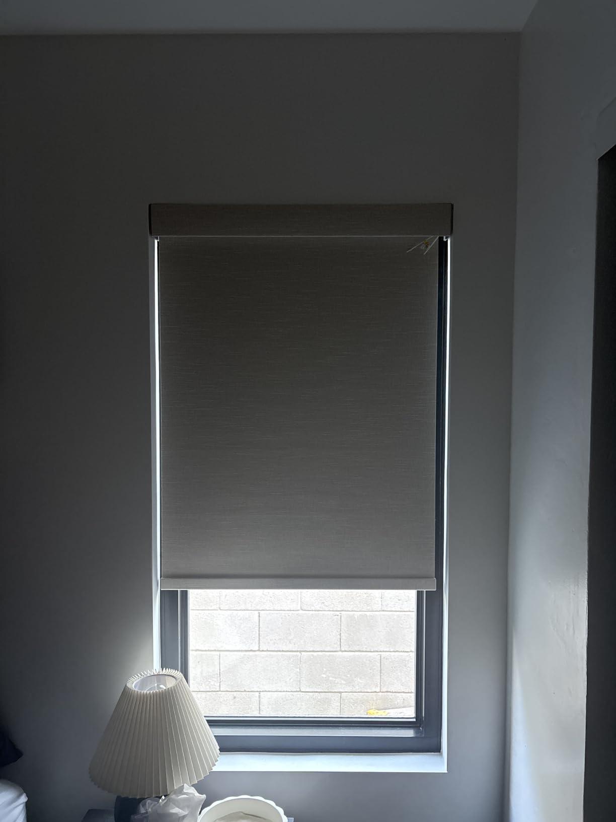 HeyBlinds Motorized Blinds with Remote, Blackout Smart Roller Shades | Rechargeable Automatic Blinds for Home & Office, Remote/APP/Voice/Timer Control, Works with Alexa Google HomeKit, Custom Size customer photo 2