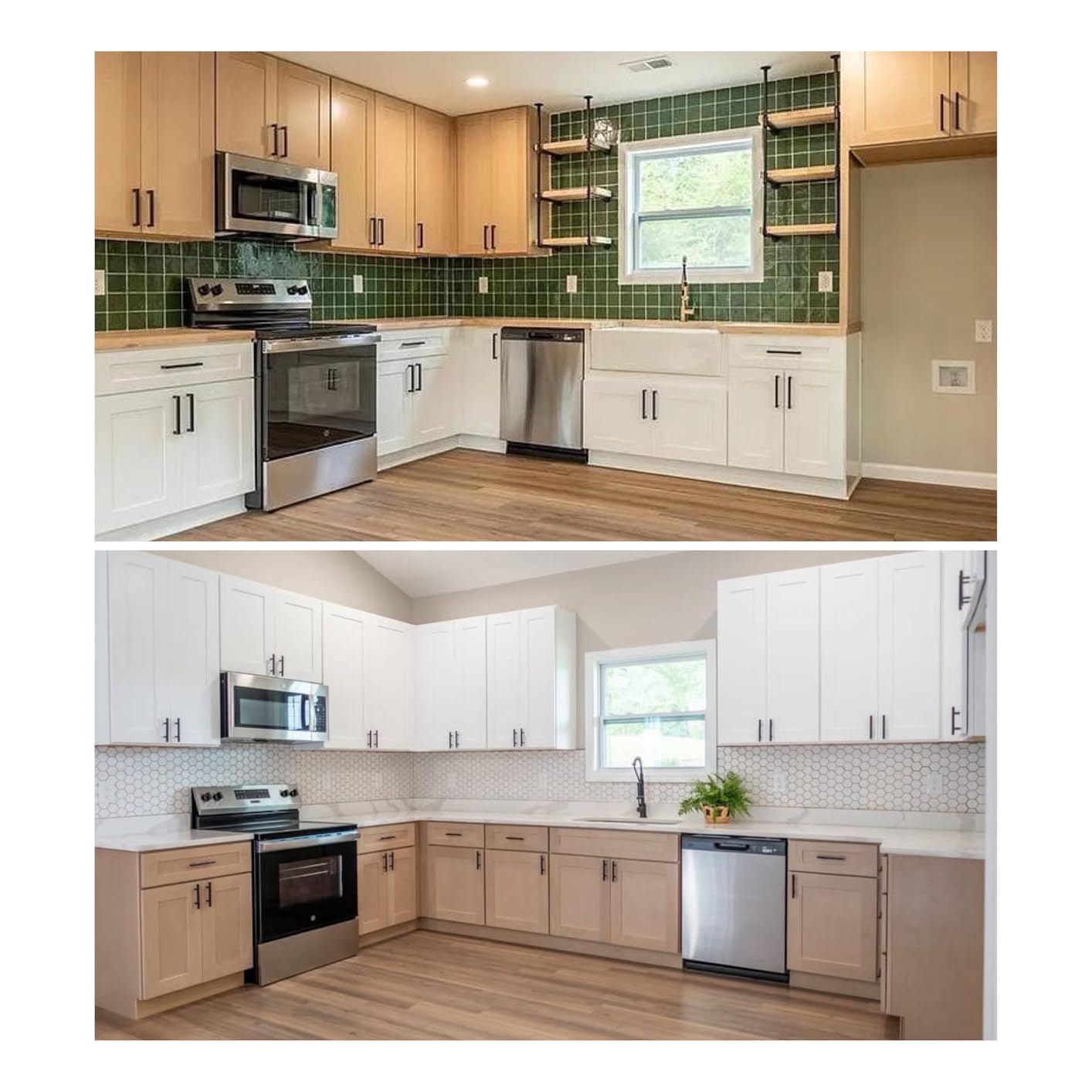 Farmhouse Sink - 33 Inch White Farmhouse Sink Fireclay Reversible Apron Front 33x20 Undermount Installation Country Style Barn Farmers Single Bowl Farm Sinks For Kitchen Basin #TLAC-0057 customer photo 2