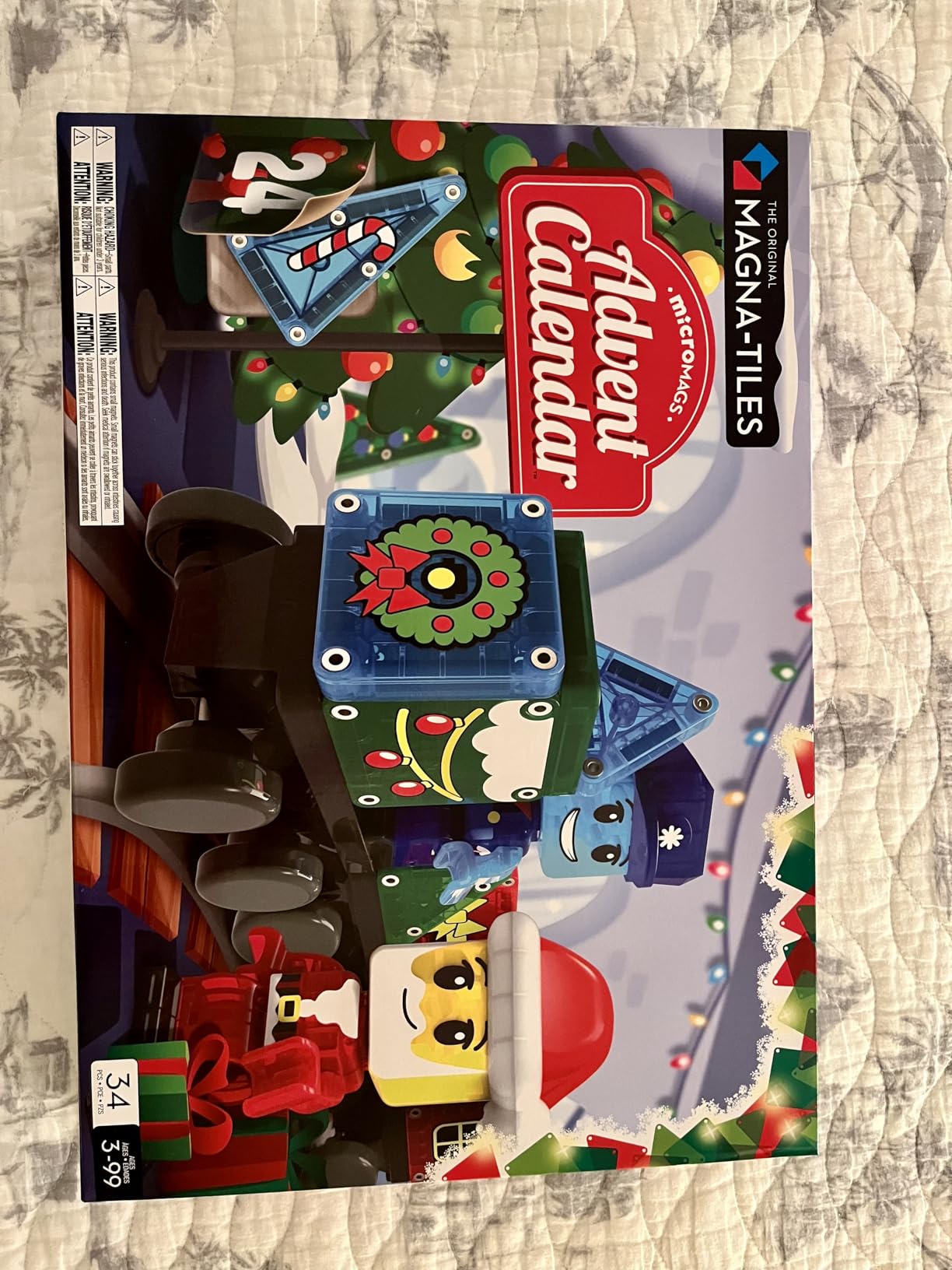 MAGNA-TILES microMAGS Advent Calendar 34-Piece Magnetic Construction Set, The Original Magnetic Building Brand customer photo 2