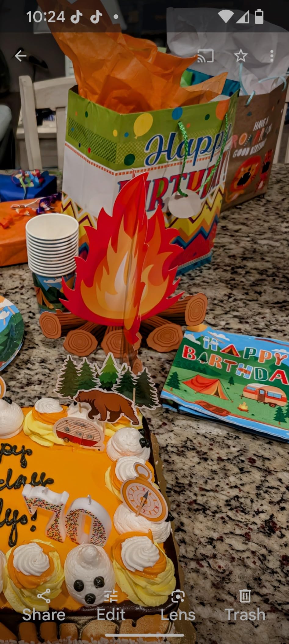 4th of July Party Supplies Set-American Patriotic Theme for Independence & Election Day Decorations, Includes Dinner & Dessert Plates, Napkins- for Patriotic & 4th of July Party Decorations-48 Guests customer photo 2