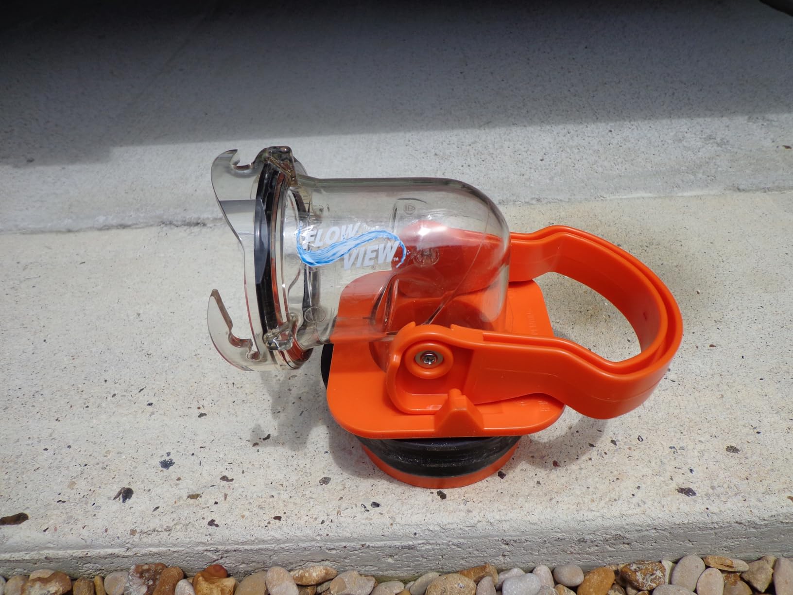 Camco Rhino RV Sewer Adapter PRO - Sewer Hose Elbow w/Drain Lock Adapter | Expands to Fit 3-1/2 & 4-in NPT Fittings - Features Airtight Odor-Tight Seal, Ergonomic Handle, 90-Degree Clear Elbow (39730) customer photo 1