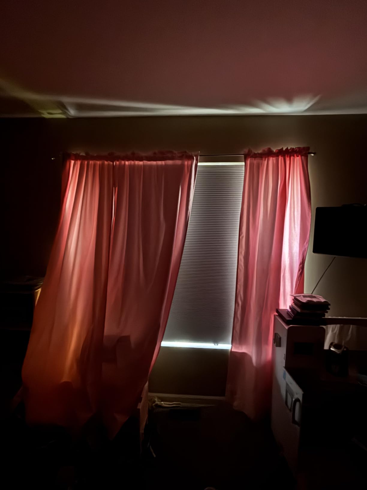 Tonature No Drill Cellular Shades for Indoor Windows, Thermal Insulating & Noise Reducing Honeycomb Blinds, Free Stop Cordless Blackout Shades, White, 34 1/2