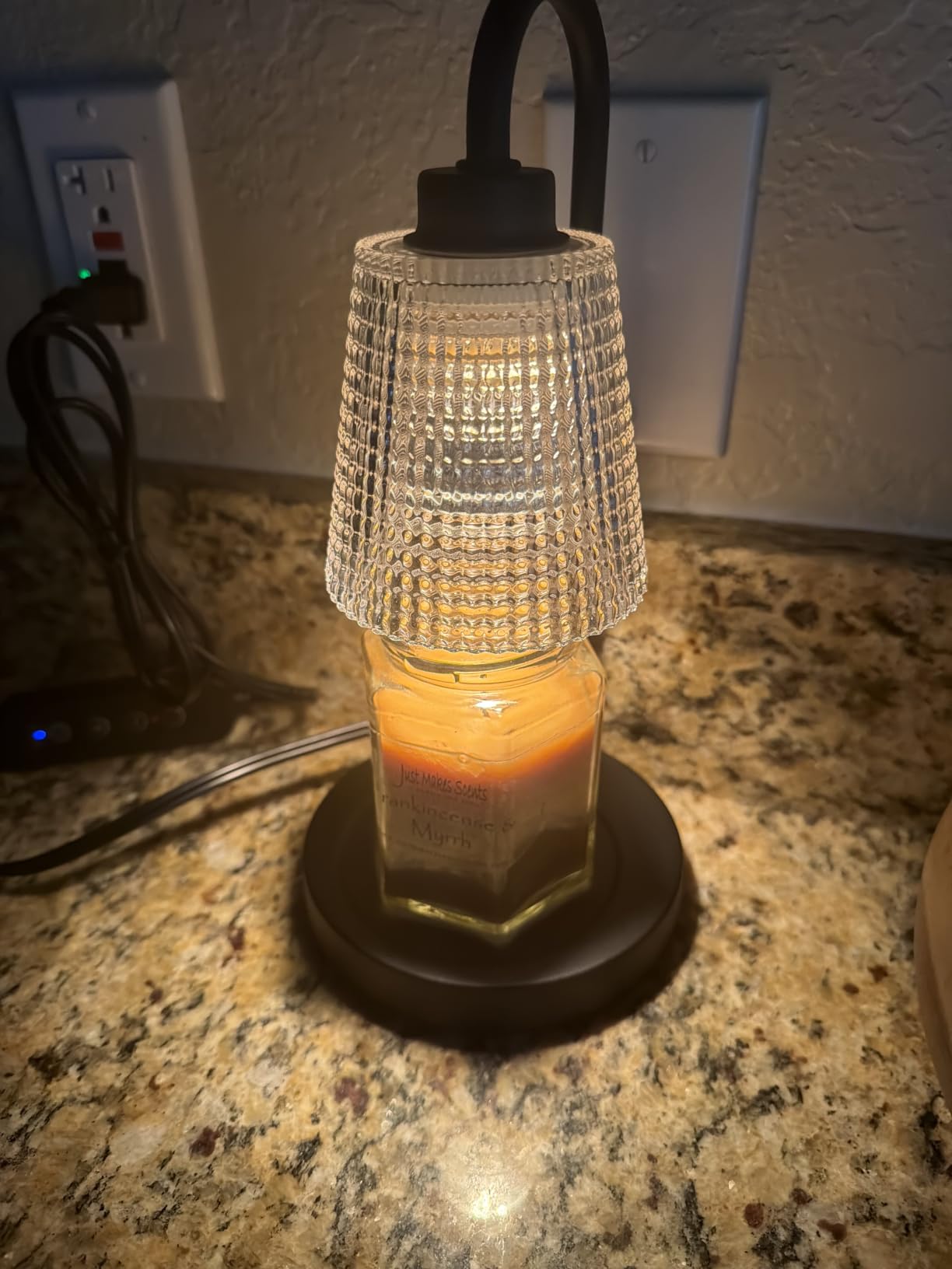 Candle Warmer Lamp with Timer Home Decor Birthday Gifts for Women | Dimmable Candle Warmer for Jar Candles, Height Adjustable Wax Melts Warmer, Room Decor House Warming Gifts New customer photo 1