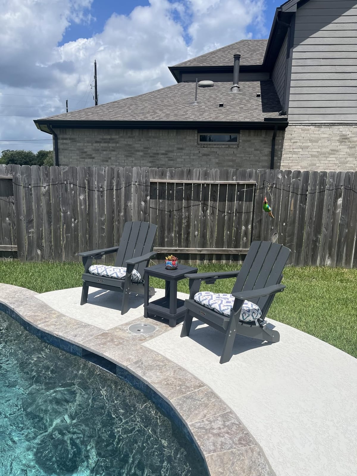 Keter Deluxe Adirondack Side Table - Graphite customer photo 2