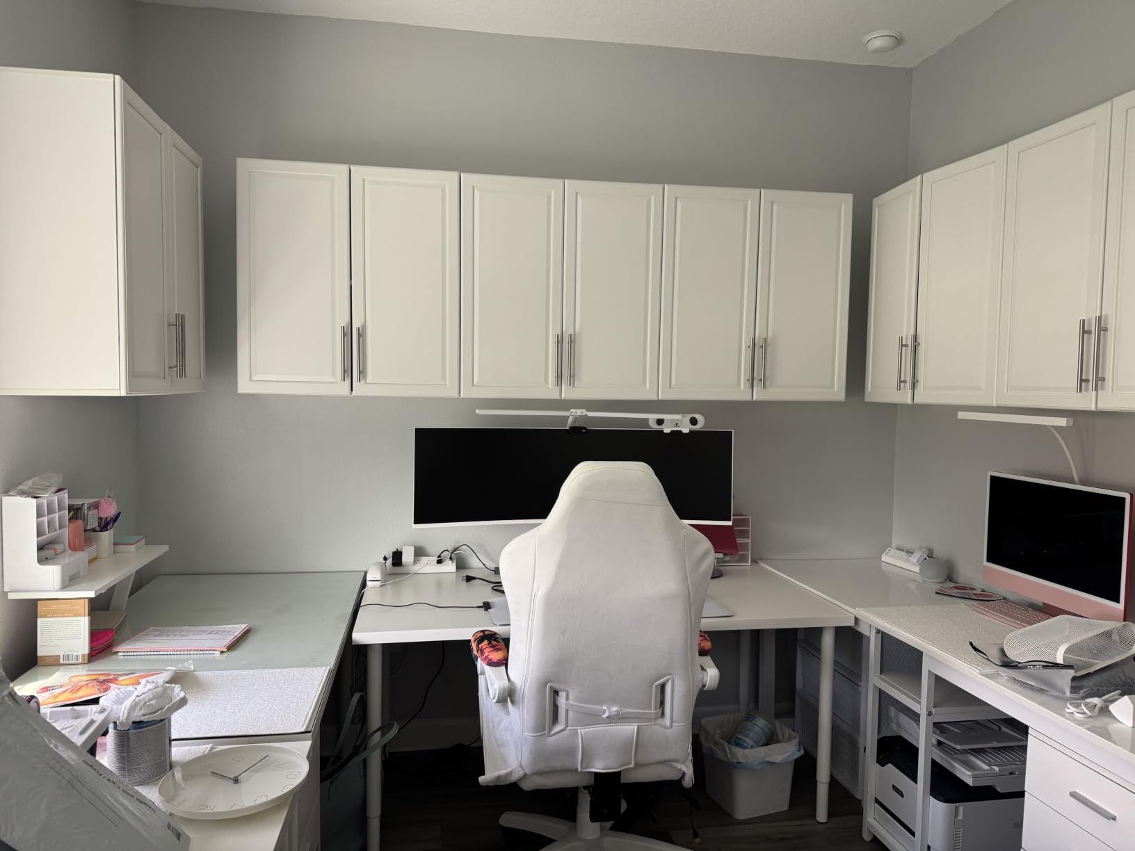 NEWOWNDS Laundry Room Cabinet 30''x12''x32'', Kitchen Cabinet Wall Cabinets with Adjustable Shelves, Wall Cabinet Storage, Utility Cabinets for Laundry Room, White Wall Cabinet with Shaker Door customer photo 2