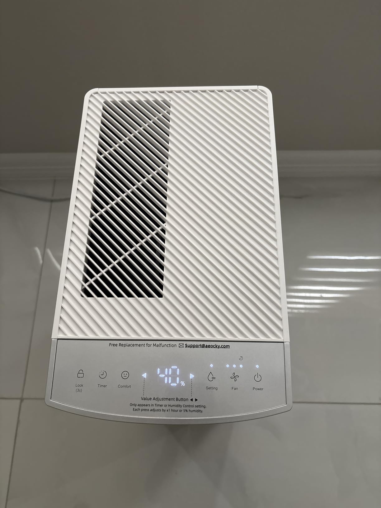 AEOCKY 4500Sq.Ft 74Pint/D Energy Star Version 6.0 Dehumidifier for Basement | Dehumidifier with Drain Hose for Basement, Home, Bedroom, Bathroom, Intelligent Humidistat customer photo 1