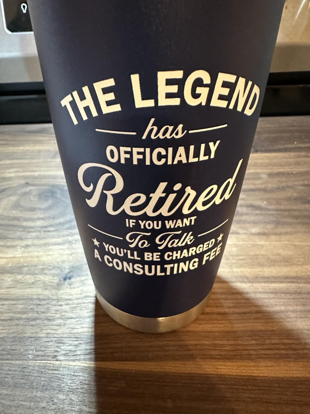 Retirement Gifts for Men - The Legend Has Retired - 20 Oz Tumbler Best Gift for Retirement Men, Fathers Day, Birthday customer photo 2