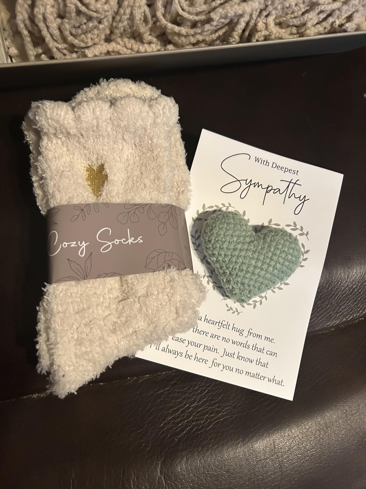Sympathy Gift Baskets for Loss of Loved One Mother Father Husband Mom Dad, Memorial Condolences Grief Bereavement Gift Ideas for Loss, Miscarriage Gifts for Mothers Women Care Package customer photo 2