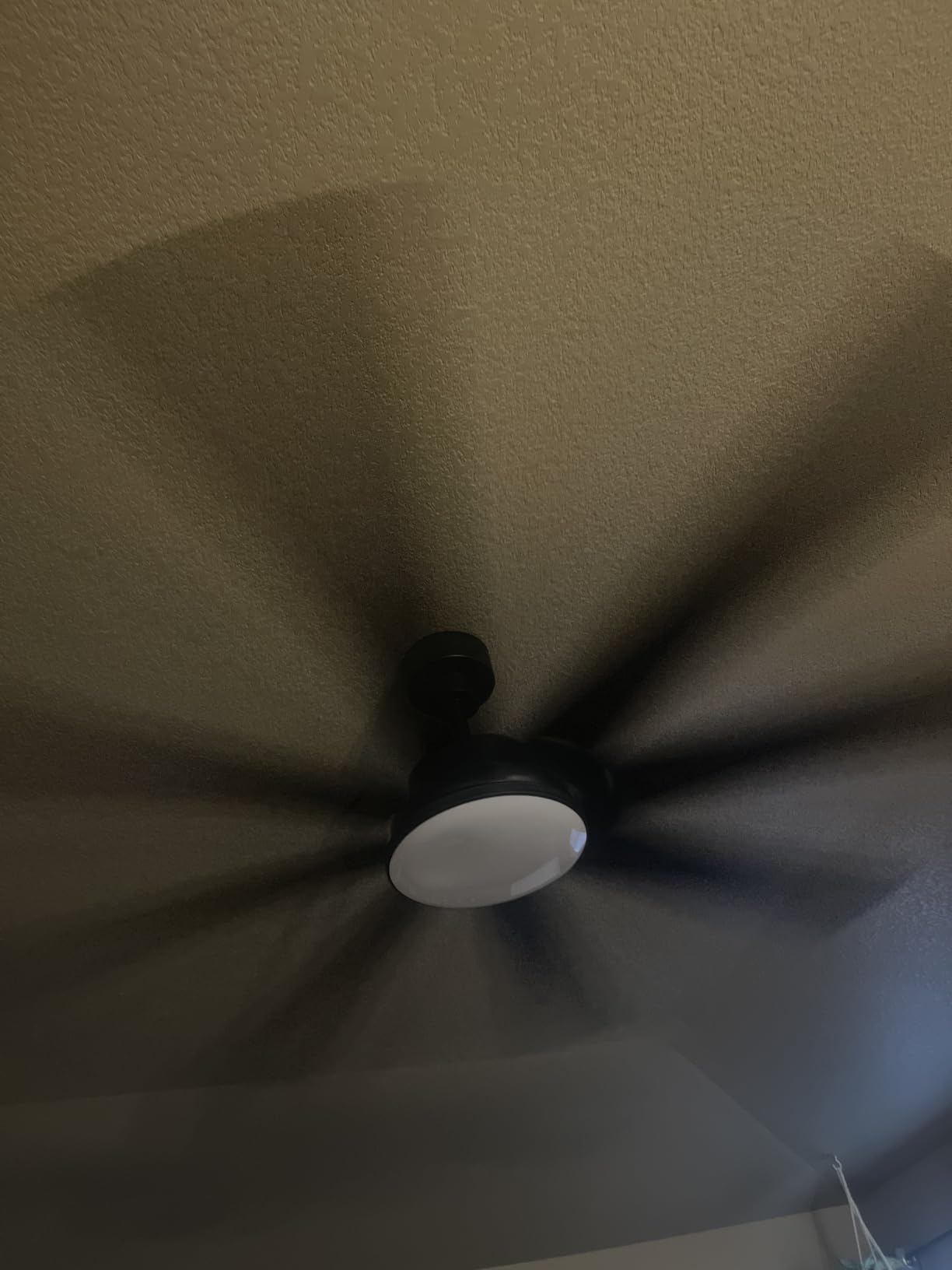 Passky 52 Inch Black Sleek Ceiling Fans with Lights, Remote Control | 3-color dimmable light, quiet reversible DC motor, easy install, memory, Timer, APP, bedroom, covered outdoor areas customer photo 1