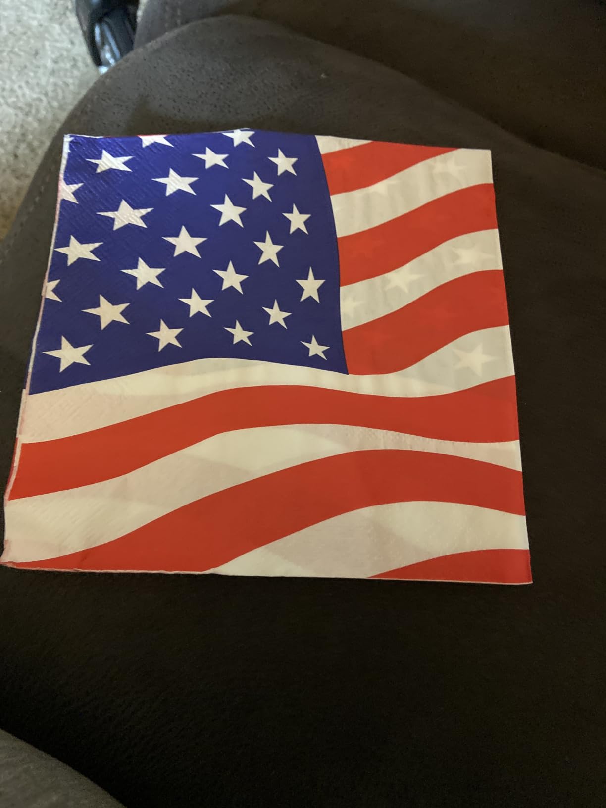 American Flag Patriotic Party Supplies - 4th of July Paper Plates, Napkins and Forks Set, Disposable Dinner Dessert Plates and Napkins for Memorial Day Independence Day Table Decorations, Serves 24 customer photo 1