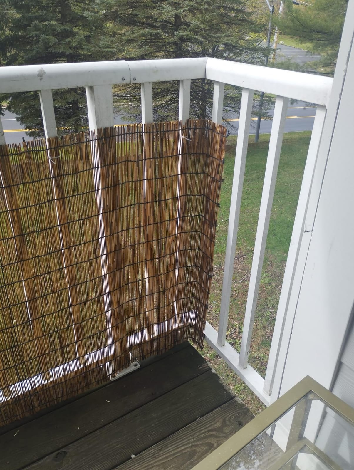 Bamboo Fence, Reed Fencing 4Feet High Bamboo Privacy Screen Outdoor for Patio, Reed Screen for Privacy Garden Backyard Balcony Natural Reed Fencing, 4x16FT customer photo 1