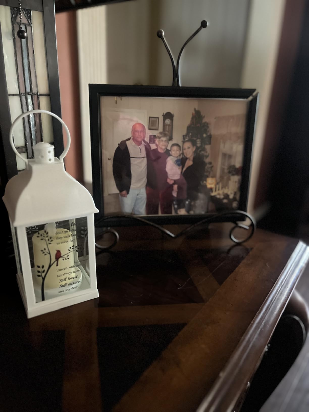 Memorial Lantern, Sympathy Gifts for Loss of Loved One/Mother/Father with 2 Modes Memory Candle Lights customer photo 1