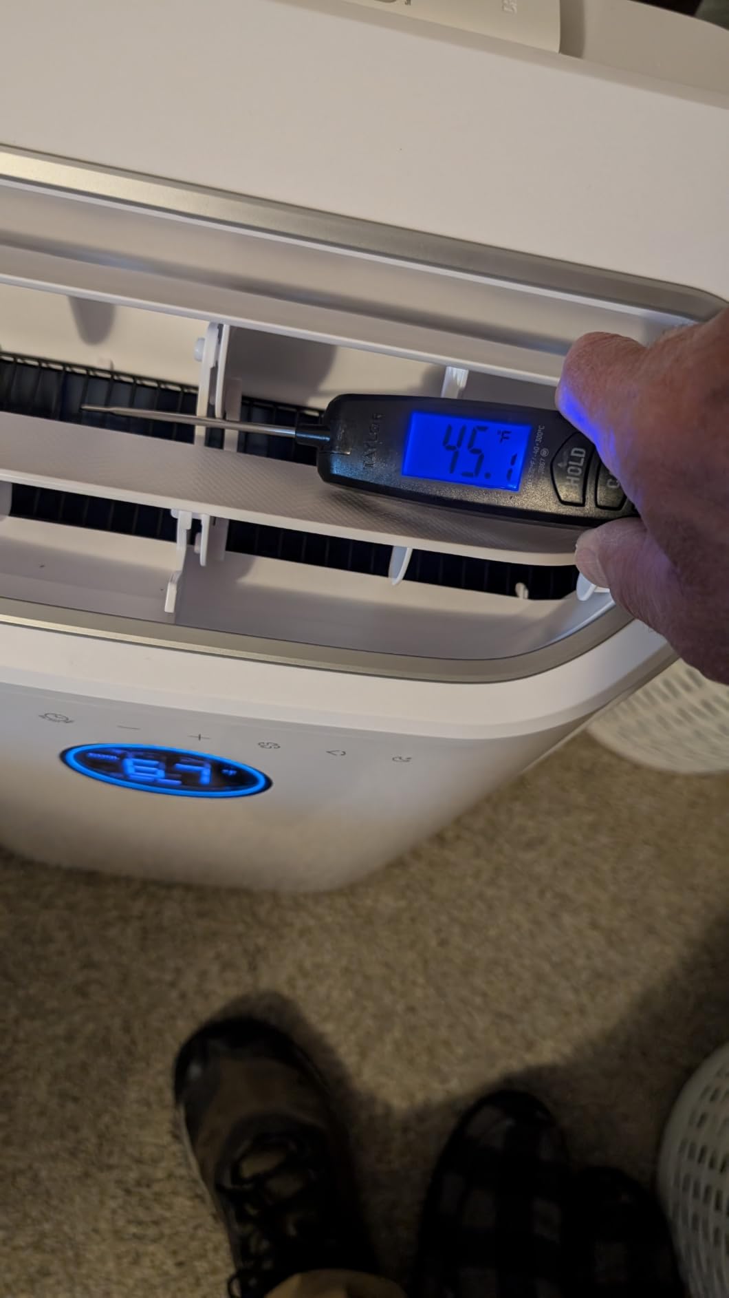 DREO Portable Air Conditioner 515S, 12000 BTU ASHRAE (8000 BTU DOE) Smart AC Unit for Bedroom with Drainage-free Cooling, Fan & Dehumidifier 3 in 1, APP/Voice/Remote, Quiet Standing AC for Room Indoors customer photo 1