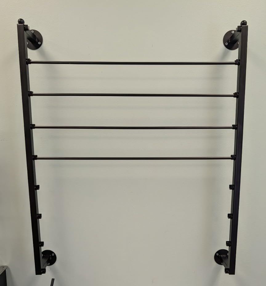 Menkxi 9 Tier Wall Mounted Ribbon Organizer Metal Ribbon Holder, Black customer photo 2