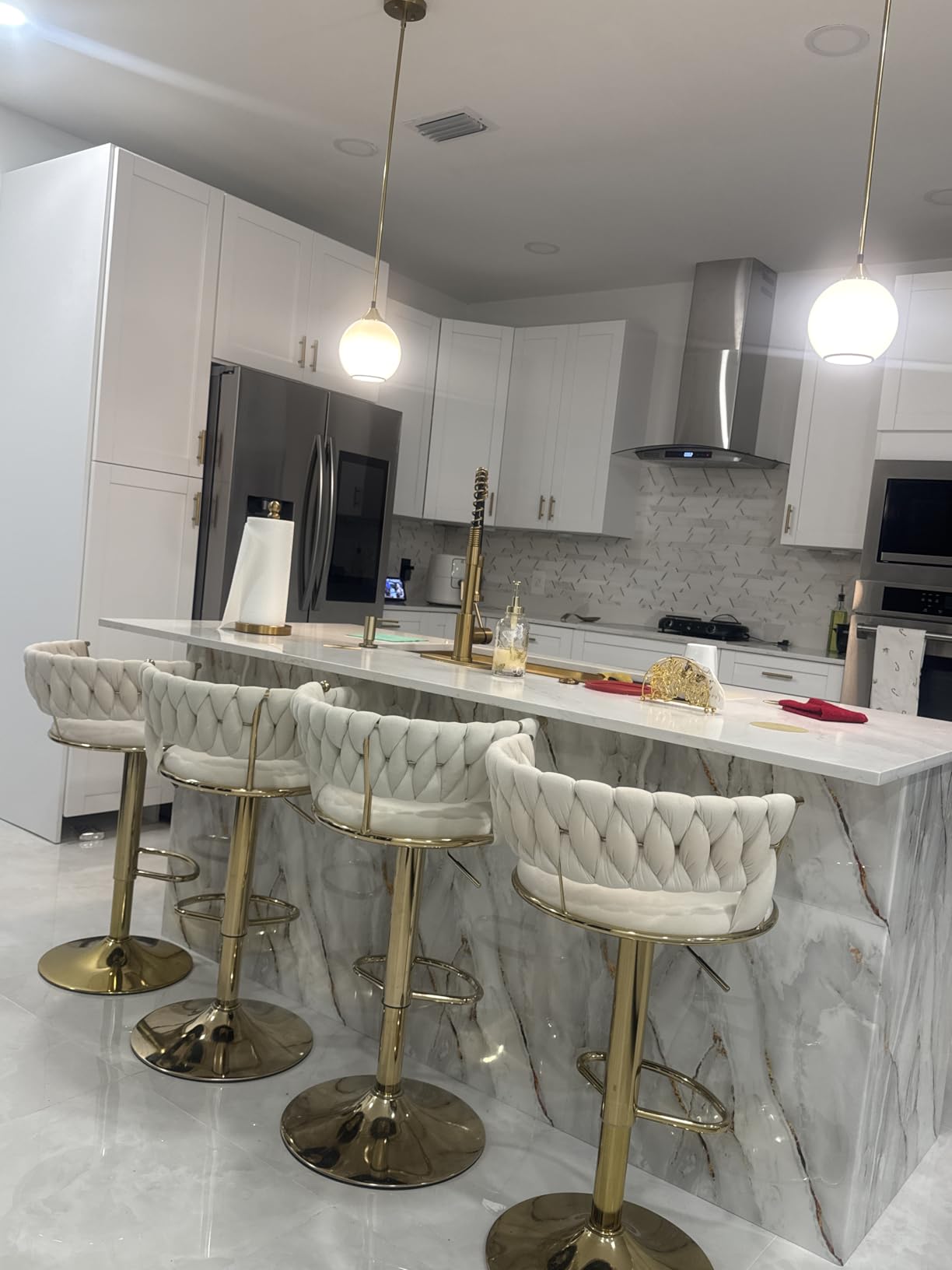 Empava 30-Inch Wall Mount Range Hood, Stainless Steel Kitchen Vent | 400CFM, 3-speed control, LED light. Ductless ready customer photo 2