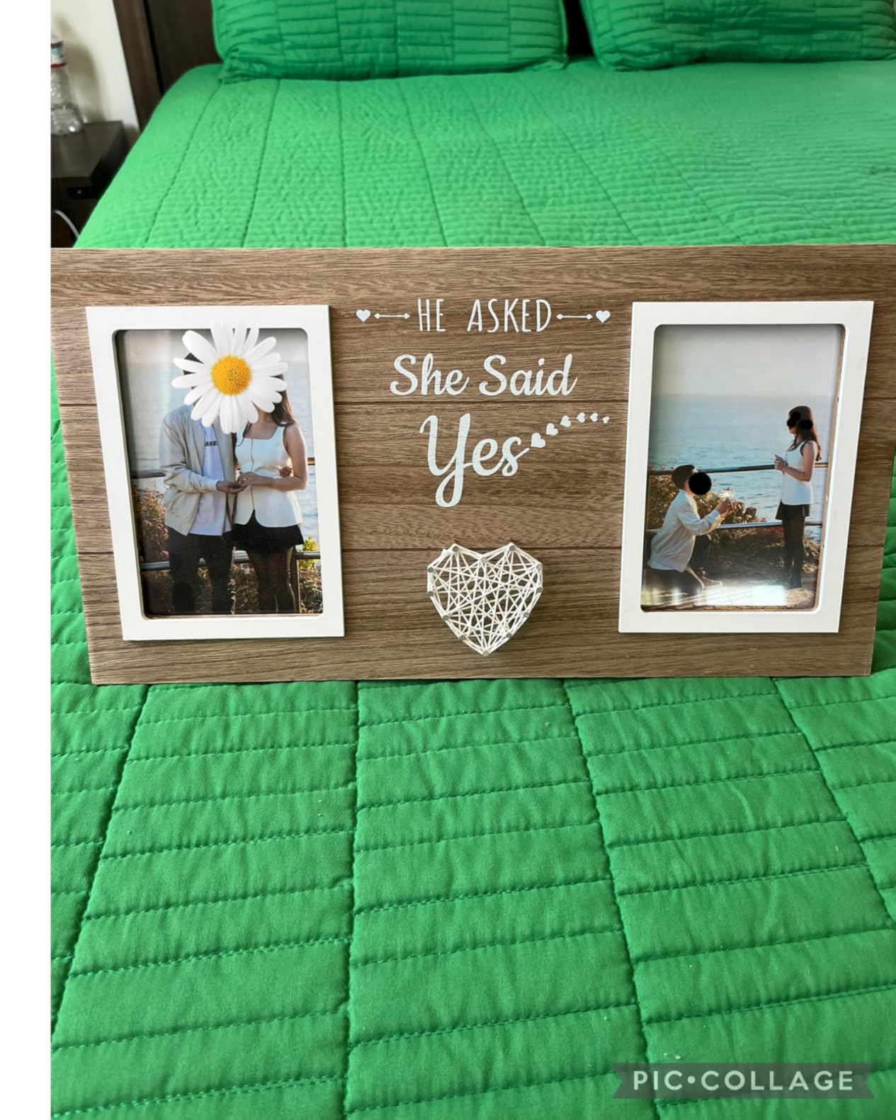 Then & Now Anniversary Wedding Gifts for Couples Picture Frame | Anniversary Birthday Gifts for Hers/Him, 1-99 Years Anniversaries for Parents customer photo 2