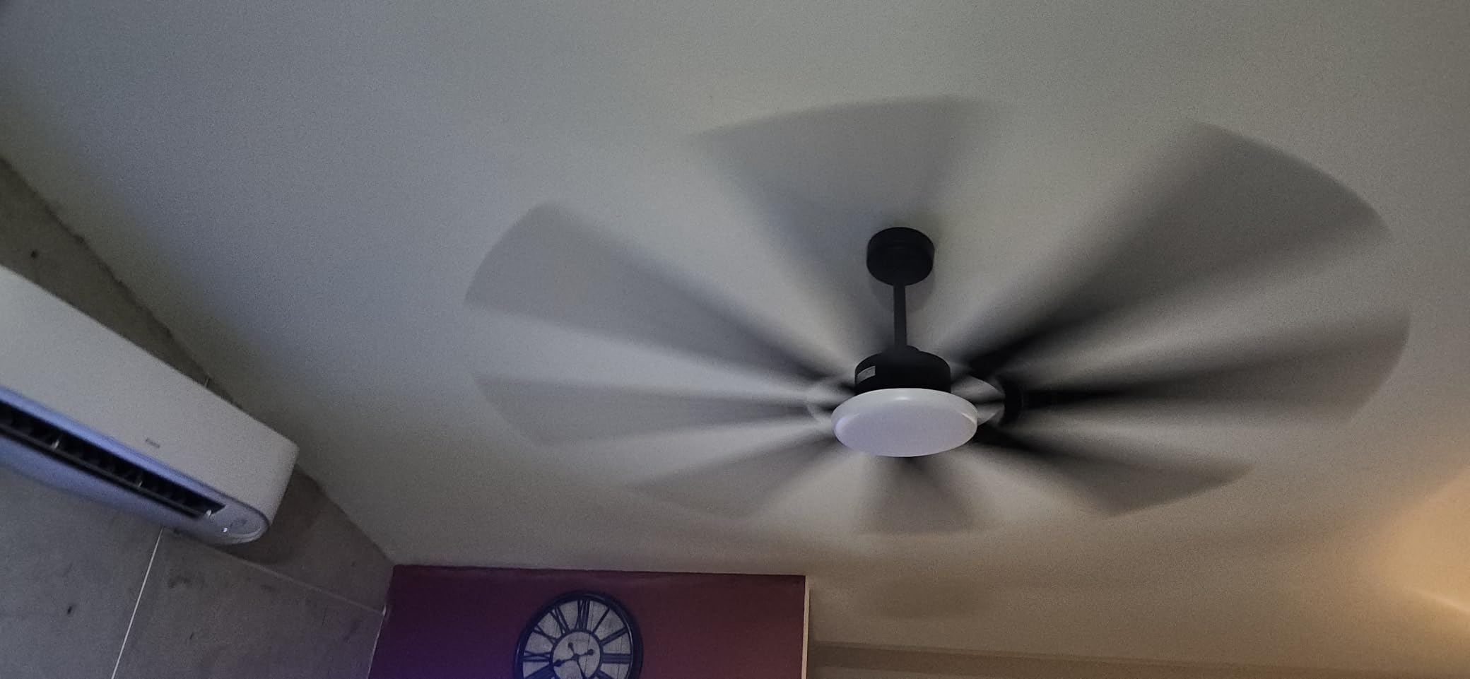 Amico 72 Inch Ceiling Fans with Lights and Remote, Black Large Ceiling Fan | Reversible DC Motor, 6 Speeds, Timer, Dimmable 3CCT LED, Quiet Indoor/Outdoor for Living Room, Patio customer photo 2
