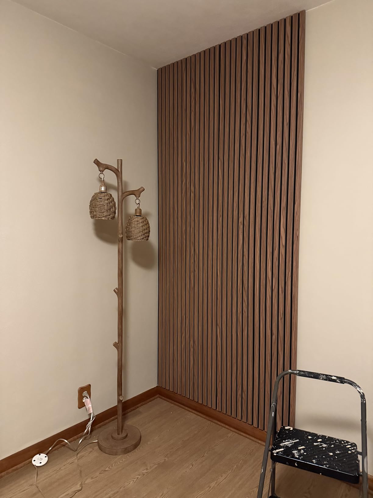 RITOLLO 4-Piece Wood Slat Panels for Wall 94.5