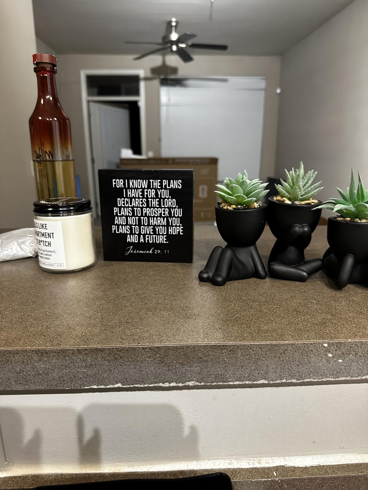 Funny Housewarming Candle, New Apartment Gifts, House Warming Gifts New Home for Men, Women, Couple, Family - First Apartment Essentials, 1st Apt. Must Haves - Closing Presents for Home Buyers customer photo 1