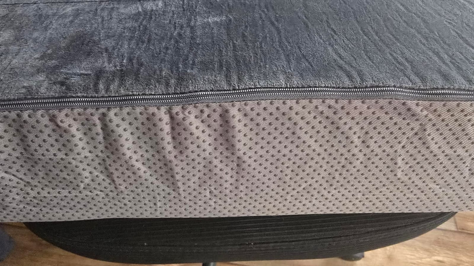 Lumbar Support Pillow for Recliner, Large Memory Foam Back Support Cushion for Sofa & Gaming Chair, Ergonomic Backrest Pillow for Elderly, Comfortable Couch Cushion with Machine Washable Cover, Gray customer photo 2