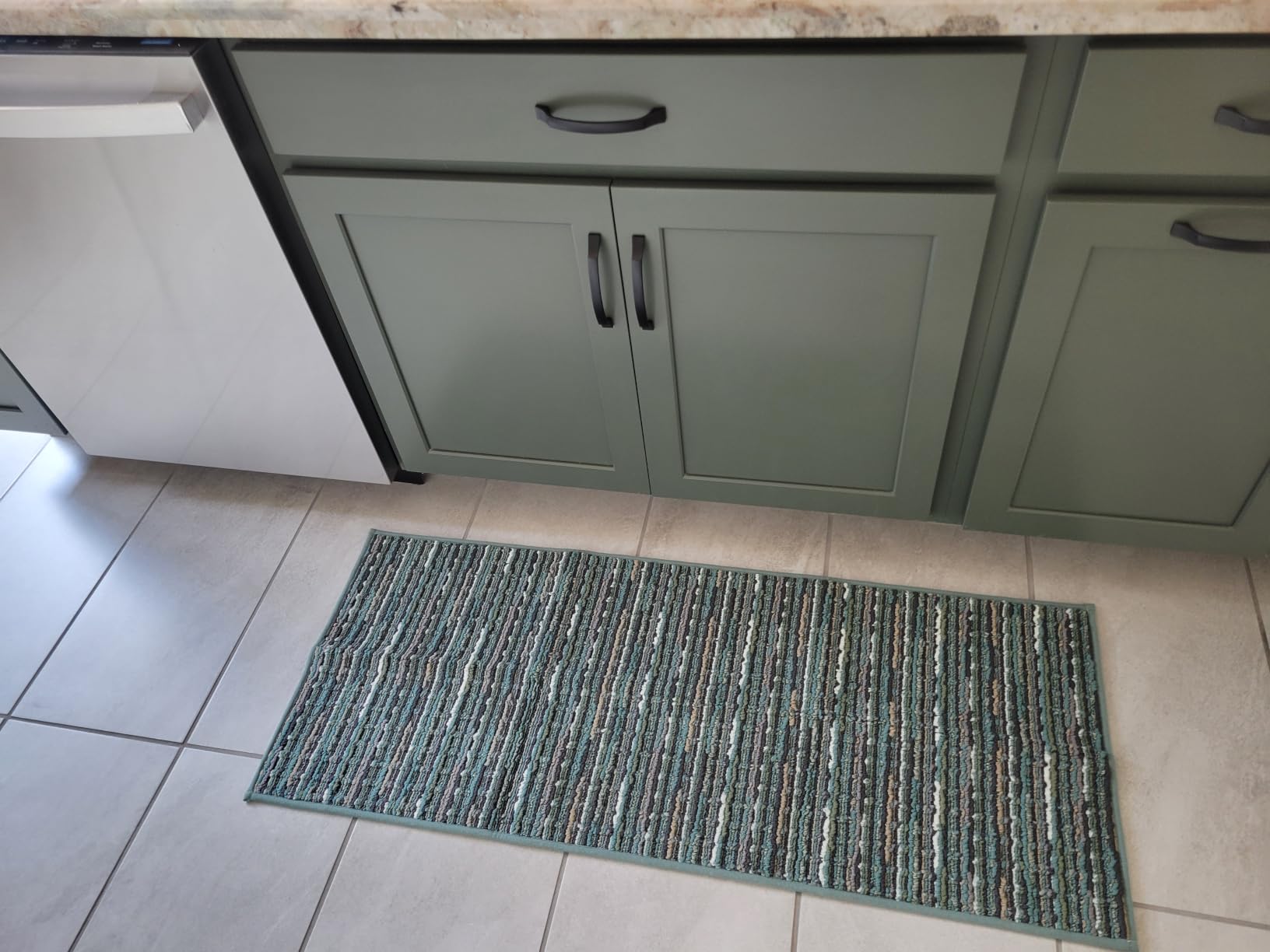 BSICPRO Kitchen Rugs Sets of 2, Non Slip Kitchen Mats for Floor, Brown | 20