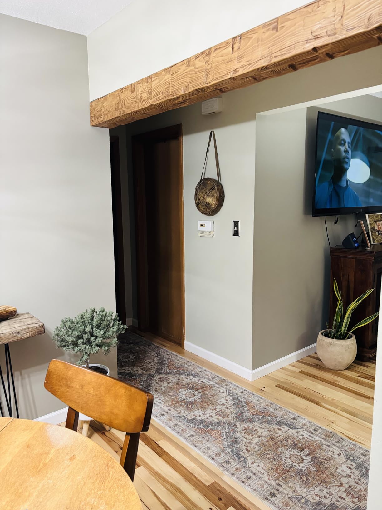 Heritage Timber Reclaimed Axed Cut Faux Wood Beam, 3-Sided (U-Beam), 3 1/2