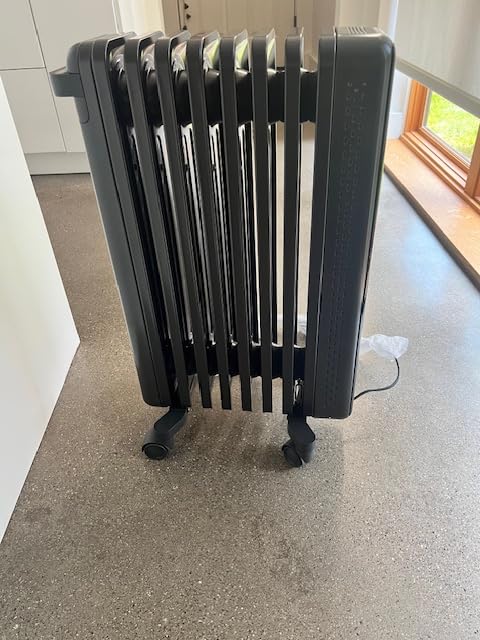DREO Oil Filled Radiator Heater for Indoor Use, 8 Safety Protection, 1500W Electric Heaters for Large Room, 8 Fins, with Remote, 4 Modes, Digital Thermostat, 24H Timer, Quiet customer photo 2