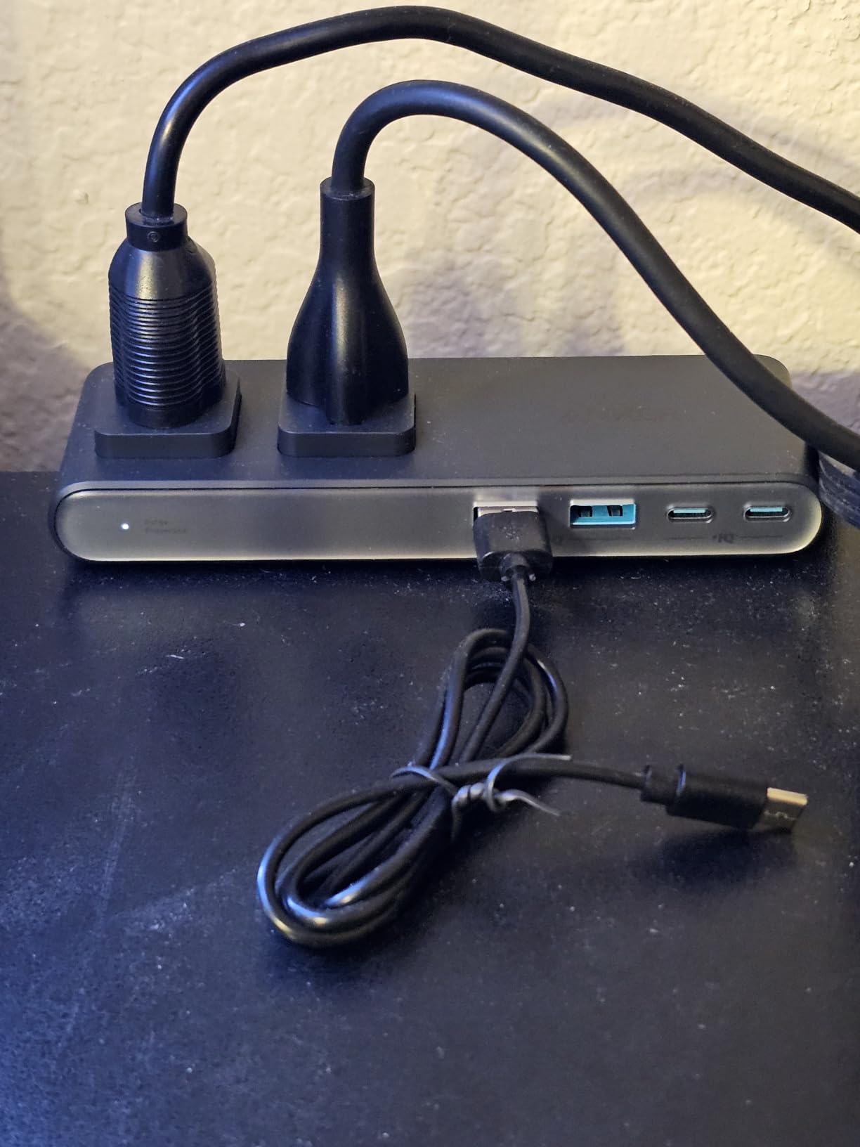 Anker Nano Power Strip, Desk Clamp, 70W Max, 1500J Surge Protector, 2 USB C | 6AC 5ft Extension Cord, Outlet Extender Desk Organizer Gaming Accessories Home Office Essentials customer photo 1