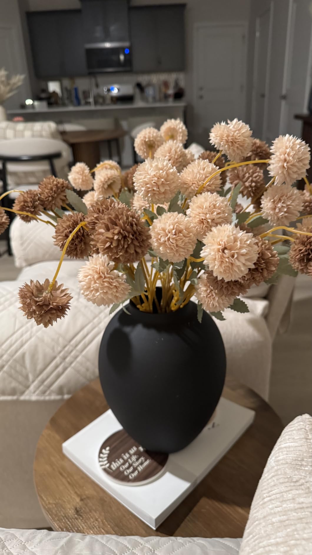 Fall Dried & Artificial Floral Centerpieces For Tables, Thanksgiving Decor | Deluxe Centerpieces For Coffee Dining Table Centerpiece, Modern Home, Christmas Winter Decorations, Centro De Mesa De Otoño customer photo 1