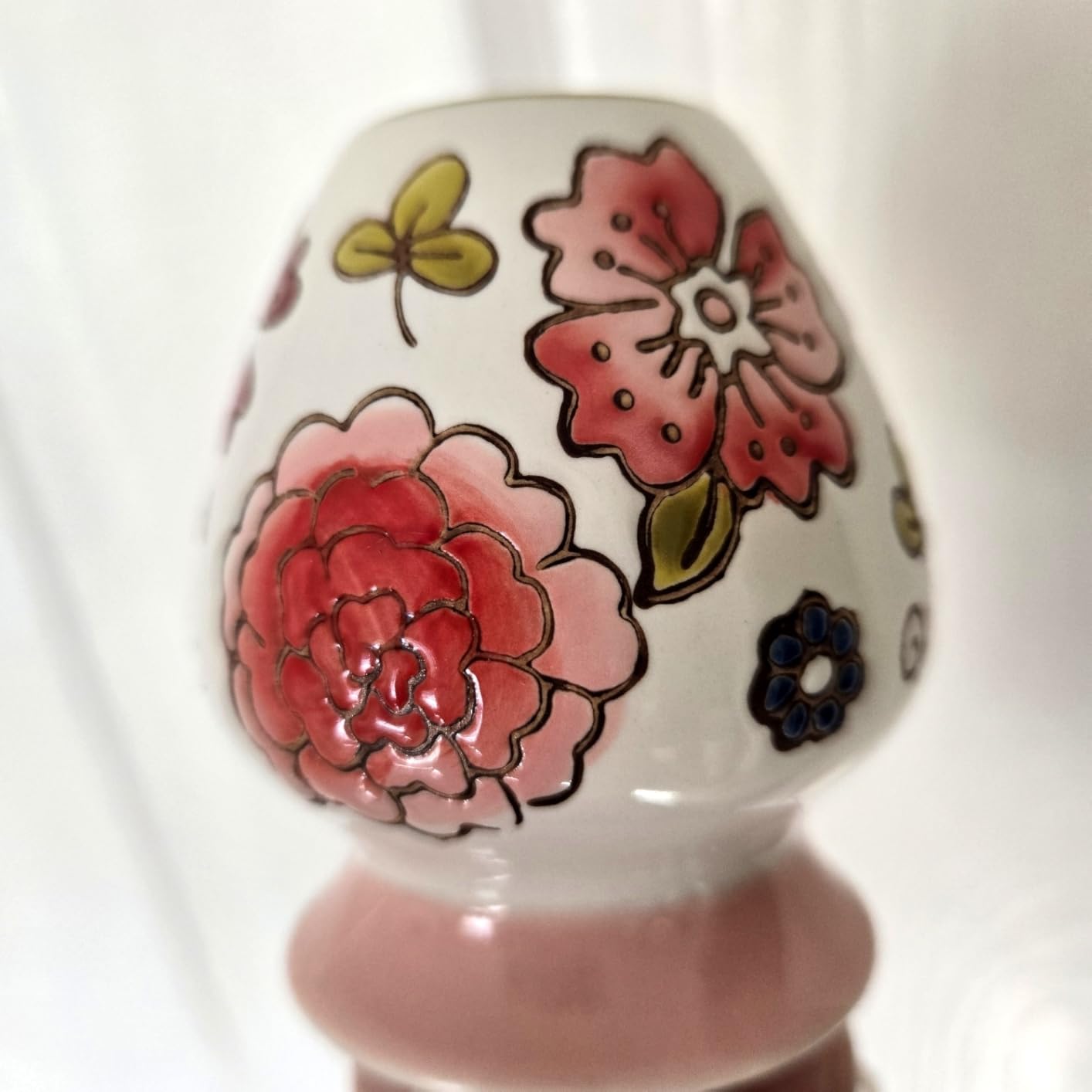 Gifts for Mom, Hand-Painted Floral Matcha Ceremony Set, 6-Piece Japanese Tea Ritual Kit with Ceramic Bowl & Bamboo Whisk customer photo 2