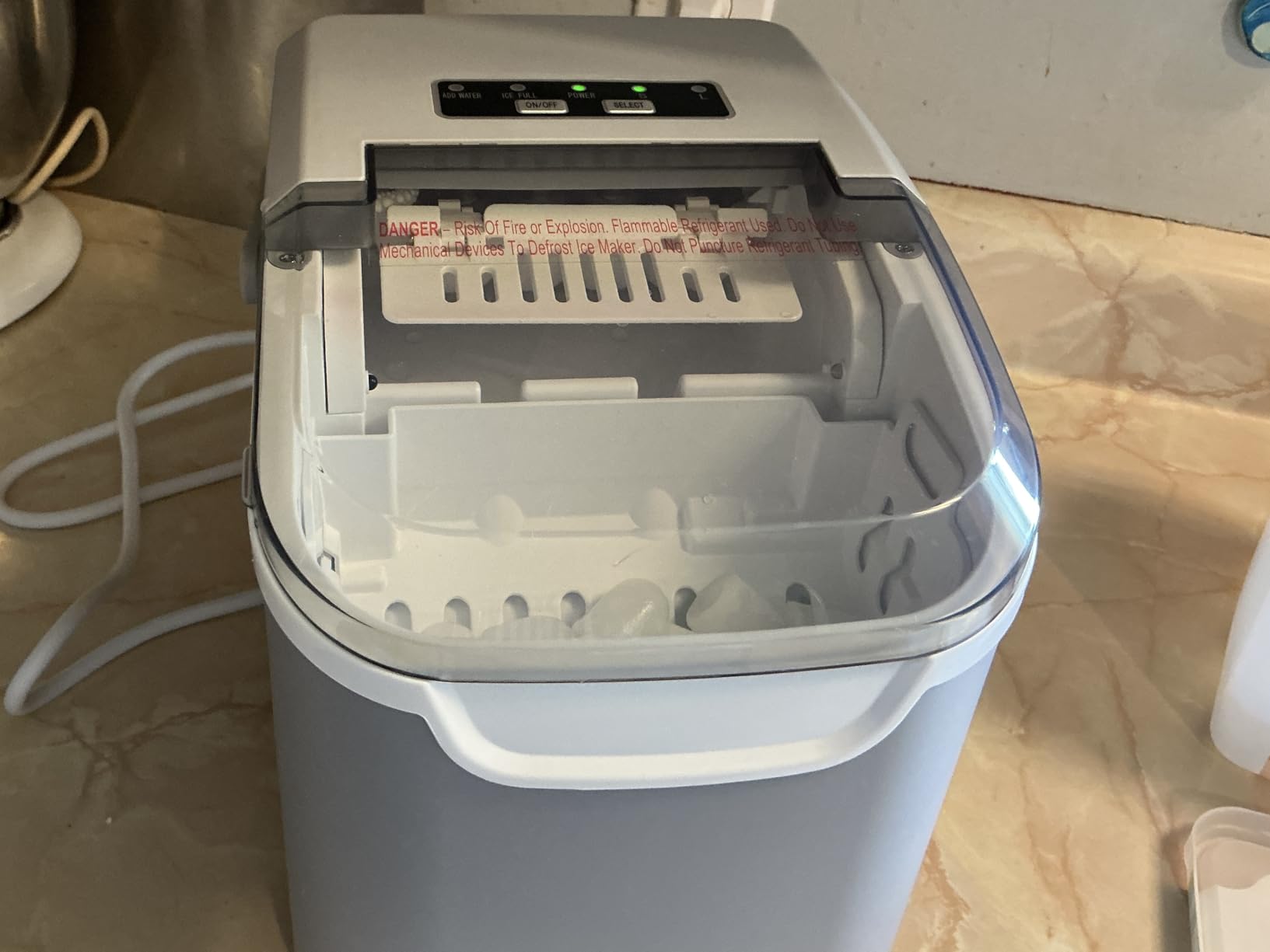 Antarctic Star Nugget Ice Maker Countertop - 44LB/Day, Self-Cleaning Portable Ice Machine with LED Display, 10-15 Minute Fast Ice Making for Home/Office/Bar customer photo 1