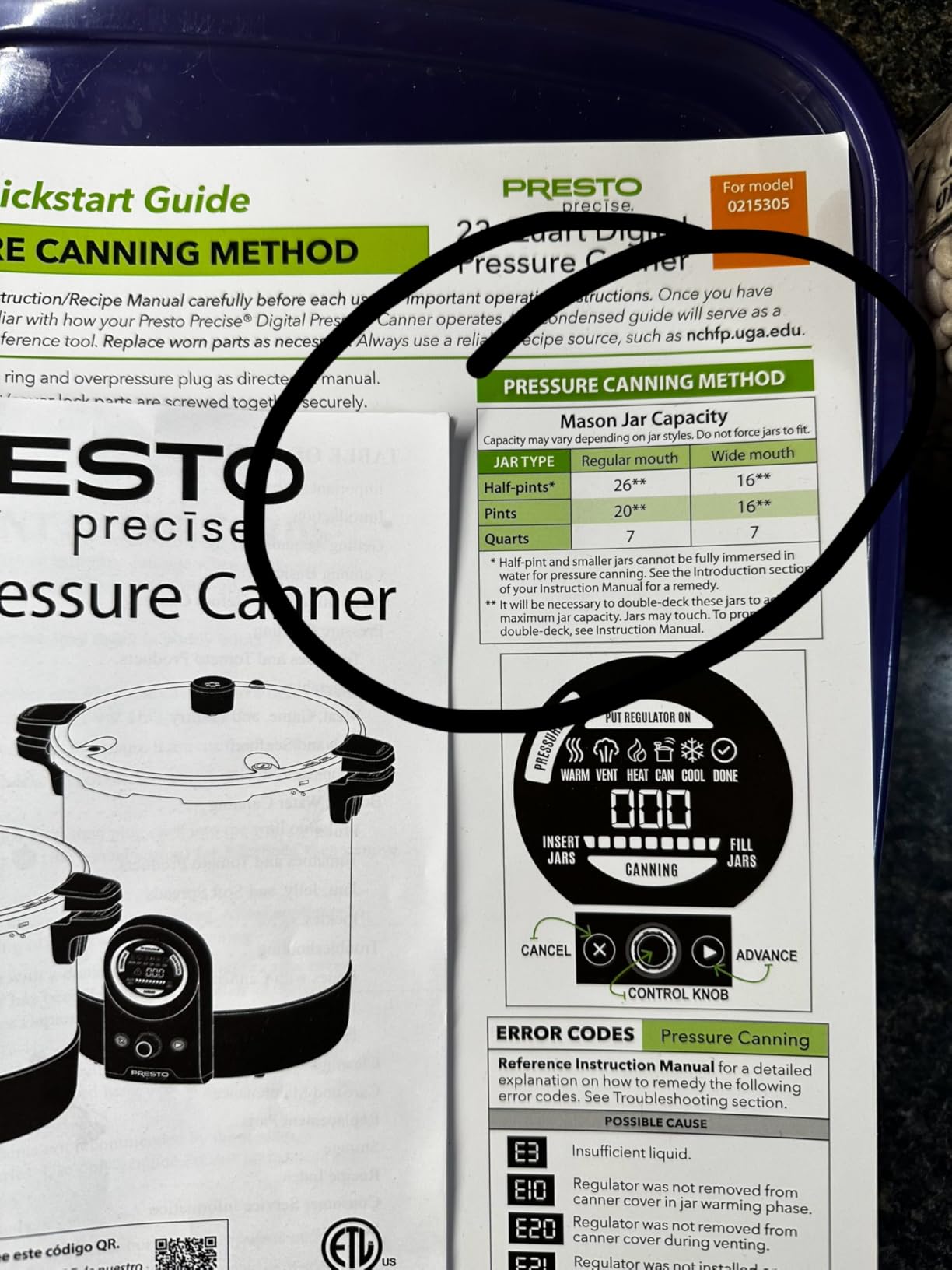 Presto 02153 23-Quart Digital Pressure Canner customer photo 2