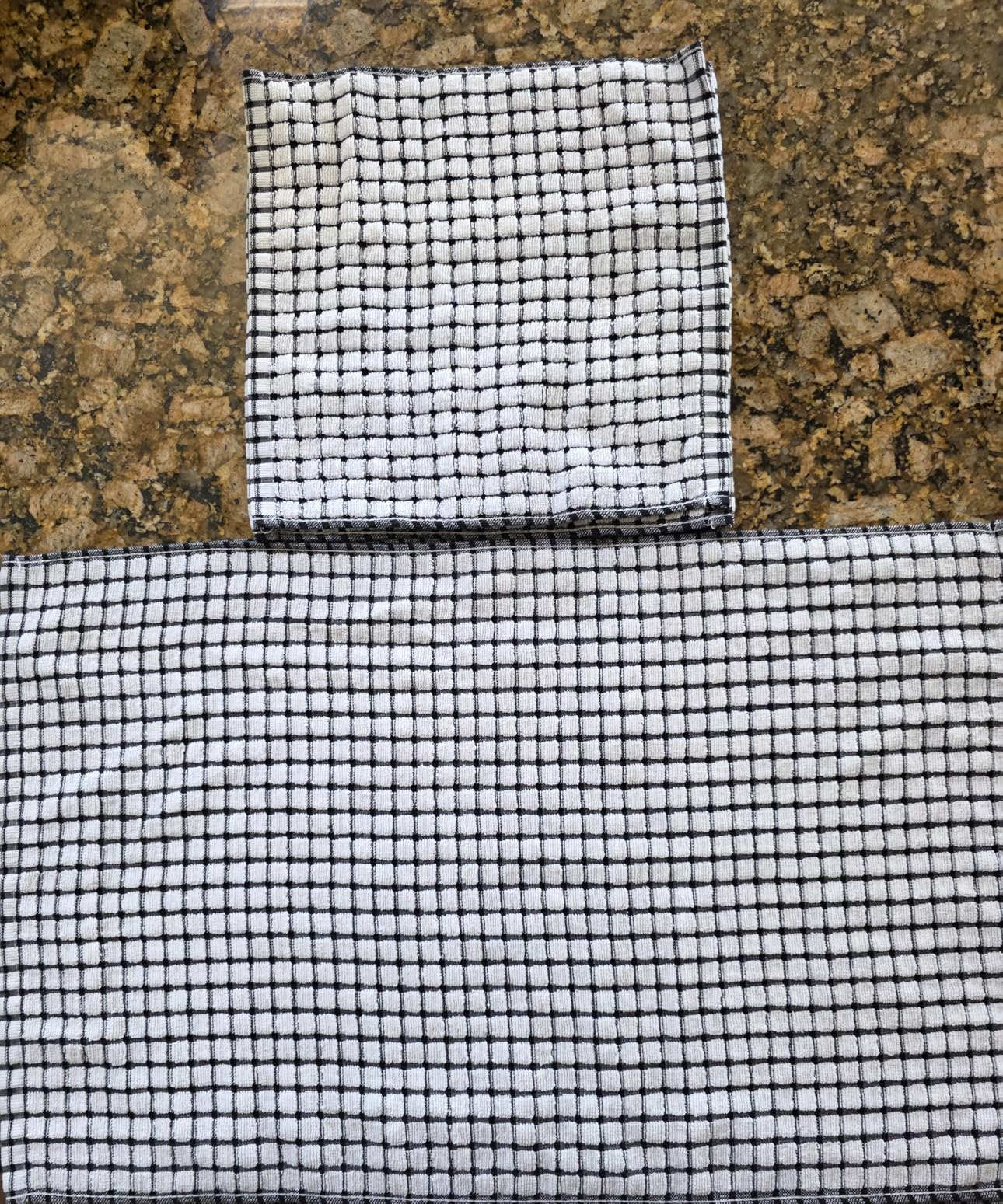Homaxy Kitchen Towels and Dishcloths Set, Set of 8, Blue/Yellow/Red/Green | Cotton Terry Kitchen Dish Towels, Super Soft and Absorbent Dish Cloths, 16 x 25 and 12 x 12 Inches customer photo 1