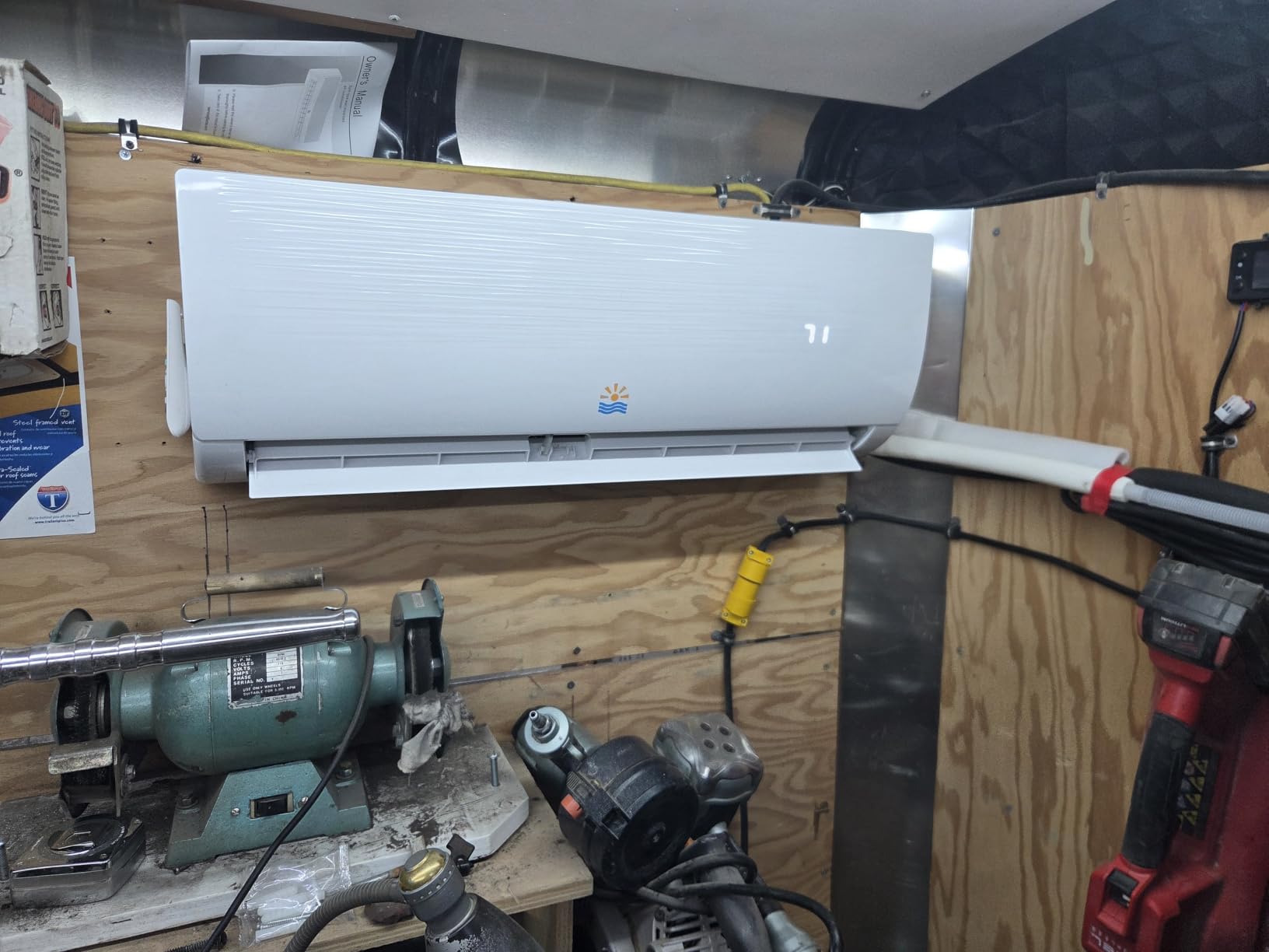 Rellytech Mini Split AC/Heating System, 12000 BTU, 19 SEER2 115V/110V | Ductless inverter, energy efficient, pre-charged system, up to 750sq.ft coverage, heating and cooling customer photo 1